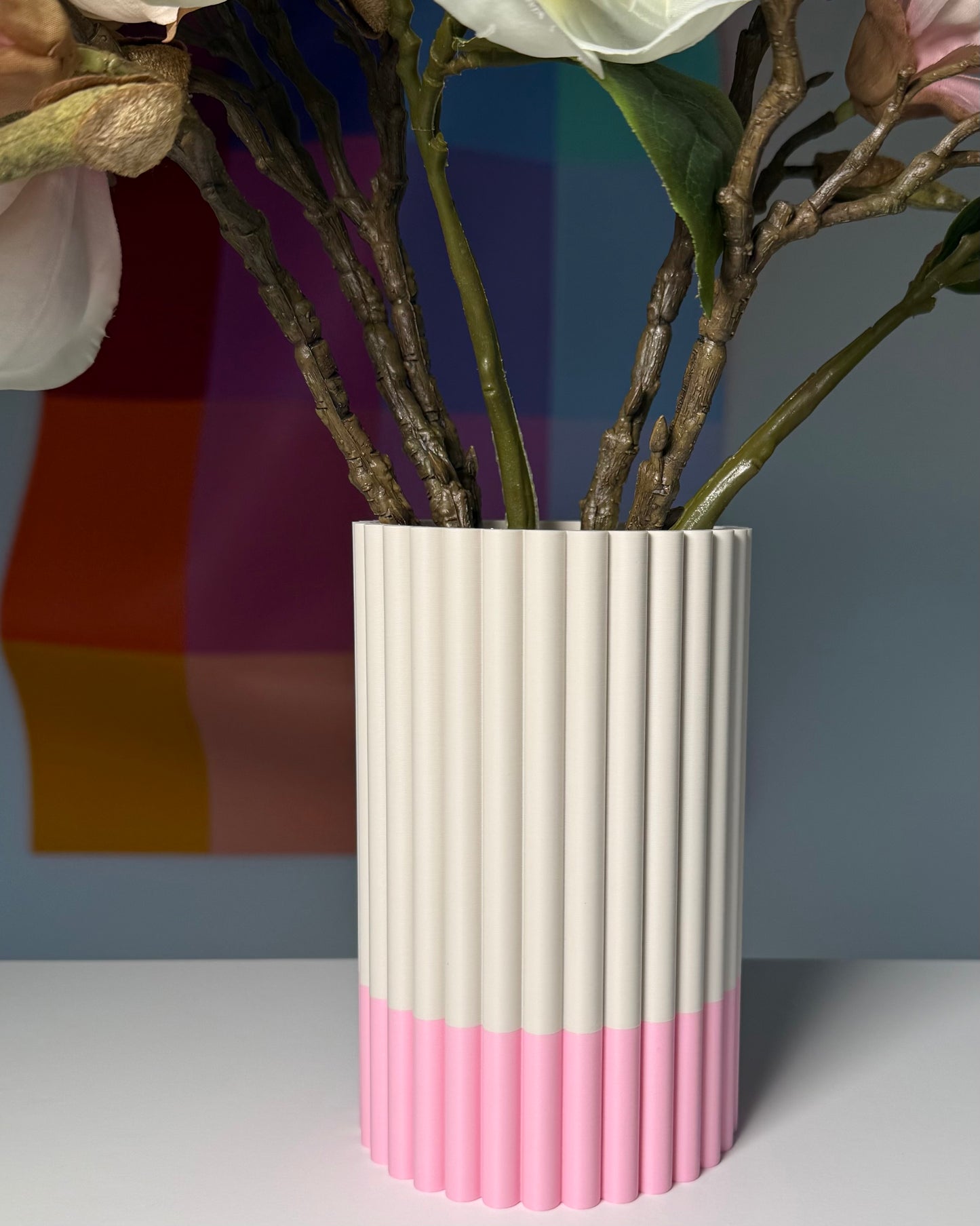 accent pillar vase