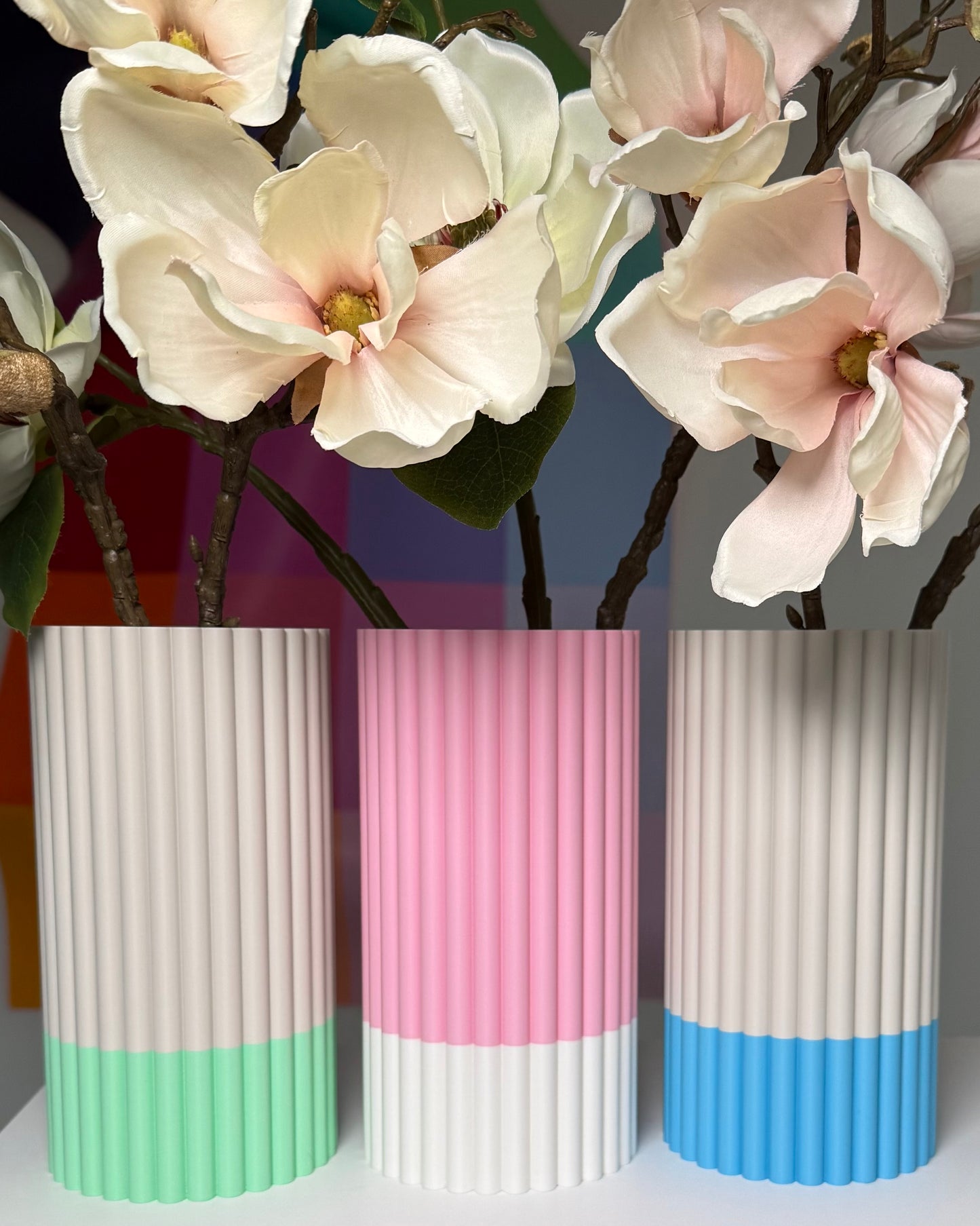 accent pillar vase