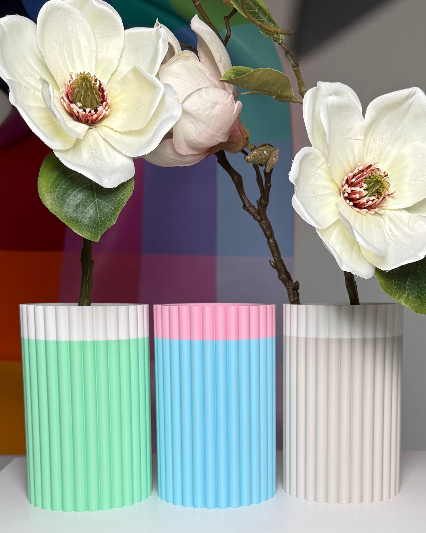accent pillar vase